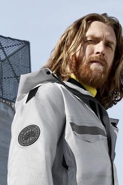 Chamarras Canada Goose Hombre México - Resolute Chubasquero Grises FY9671053